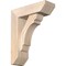 Ekena Millwork Olympic Slat Smooth Bracket w/ Offset Brace, Douglas Fir, 5 1/2"W x 16"D x 20"H BKT0604X16X20OLY06SDF - alternate 1